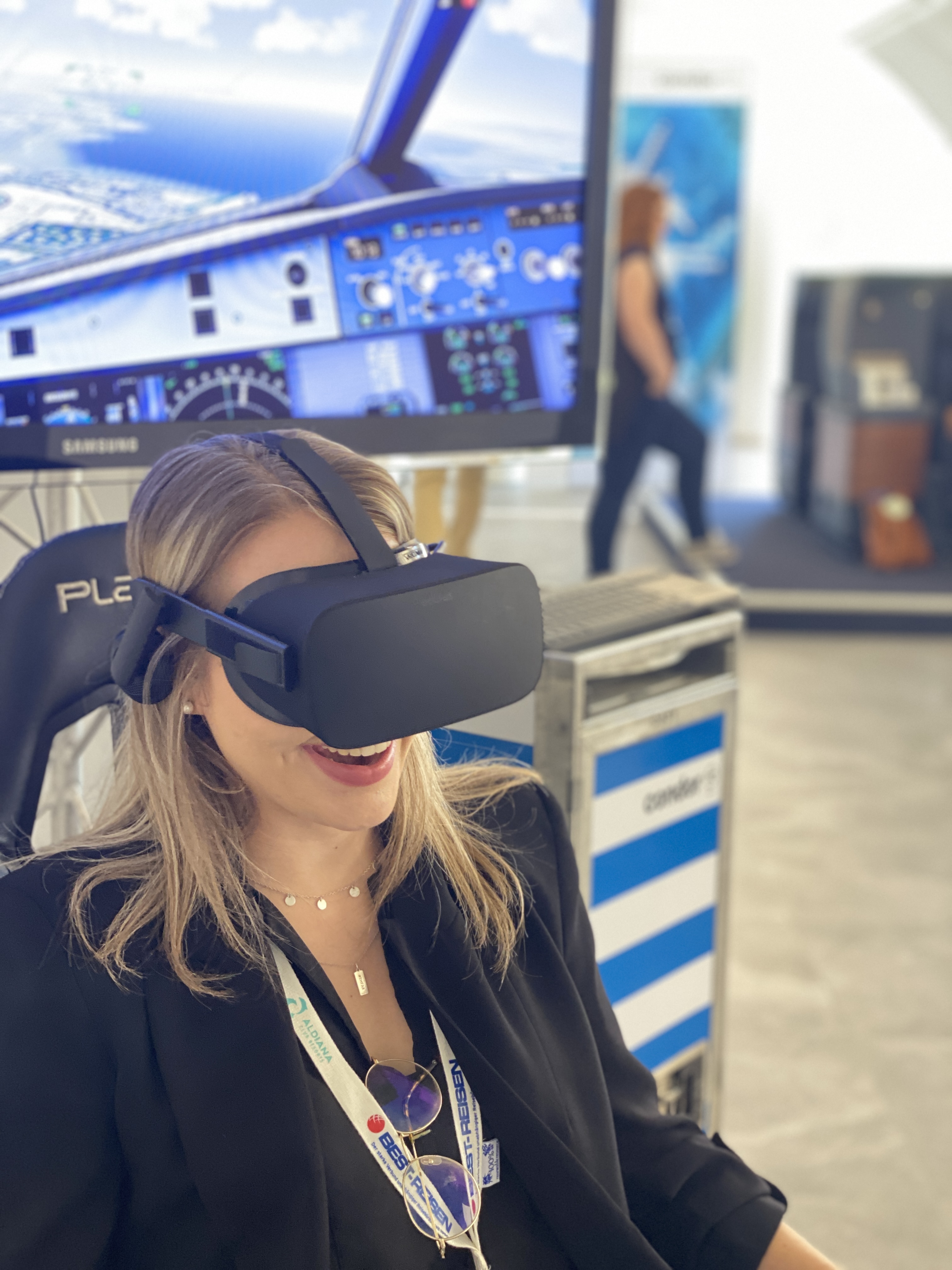 VR-Flugsimulator — Detail